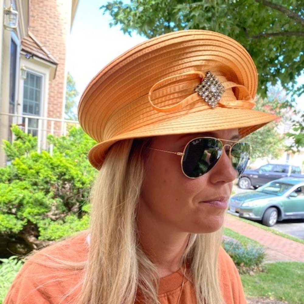 VTG LILY and TAYLOR Couture New York Paris HAT - Picture 2 of 10